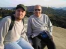 blind father and son enjoying the day together