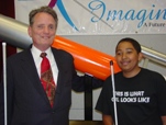 Dr.  maurer and jordan robertson at rocket on