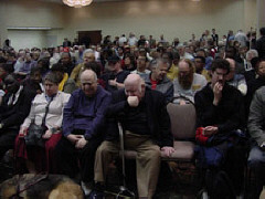 As usual it was standing room only at the kick-off briefing for the 2002 Washington Seminar.
