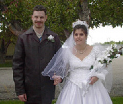 Fred and Jennifer Blinsmon after their wedding.