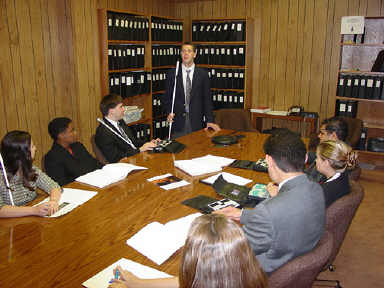 The NFB Corps has been in action for a little over a year now.   Since a majority of its members have been students, it has been most active in the summer Some of the group are pictured here.   Pictured individually on this page are members of the 2003 NFB Corps.