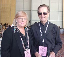 Newly elected WBU officers Susan Spungin and William Rowland.