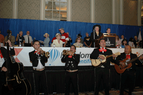 The Mariachi Band played Mexican favorites during the opening ceremonies of the 2006 convention.