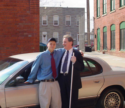 Marc Maurer and his son David.