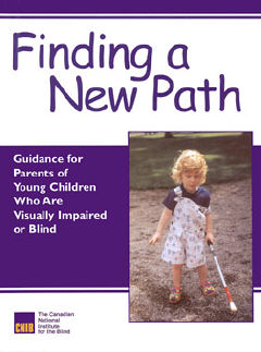Cover of the CNIB handbook for parents.