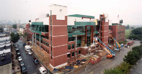 Construction on the 170,000-square-foot National Federation of the Blind Research and Training Institute has been moving steadily forward through this past summer and into the fall