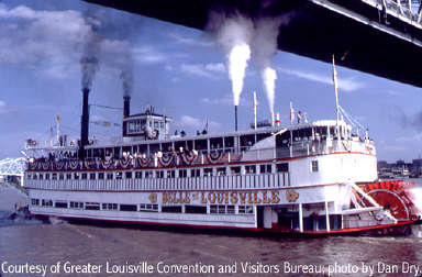 The Belle of Louisville with photo credit