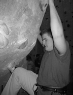  Gabry proves that there is no mountain he can�t climb as he tackles this massive rock-wall.