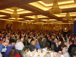 Record-breaking crowd packs into the ballroom 