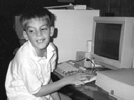 John Pastorius of Virginia learns about computer access at the International Braille and Technology Center for the Blind.