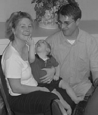 Suzanne, Micha, and Andy Heckathirne were among many young families who appreciated the opportunity the convention provided for them to learn from experienced parents, such as Michael Wolk