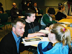 Dr. Bernhard Beck-Winchatz and students