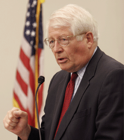 Representative David Price, a co-chair of the Congressional Vision Caucus, urged diabetics to speak out