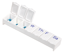 A daily pill box.