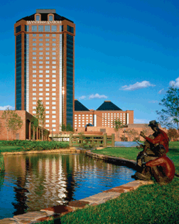 The Hilton Anatole Hotel in Dallas