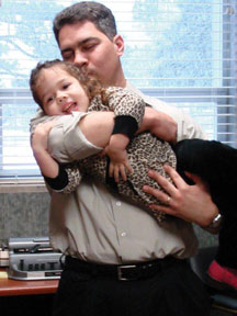 Eddie and his daughter Samantha