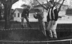 Image of Macy on the trampoline