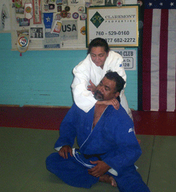 Lisamaria�s father has always known that his daughter�s blindness wouldn�t hold her back, and here she reminds him with a judo hold of her own.