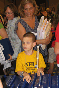 Nathan Clark and his Mom, Lorelei.