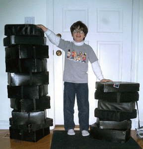 The Vasiliauskas household is a veritable revolving door of Braille books with titles from the Braille Institute and the American Action Fund Kenneth Jernigan Library arriving on loan every month.