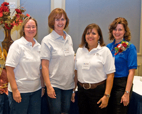 Sally Thomas, Kim Cunningham, Lety Flores, and Laura Weber