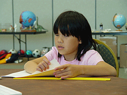Joy Hu at the 2008 NFB Junior Science Academy.