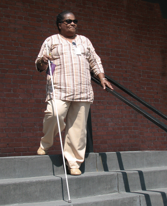 Annette Gordon, who went blind from diabetic retinopathy, was afraid to leave the house. Now she teaches others how to cope with being blind.