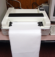 Braille embosser in the IBTC