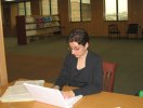 A professor from Duke University visits the Jacobus tenBroek Library to research the life of tenBroek and the NFB's fight to organize in the 1950s.