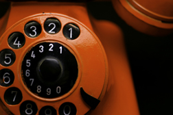 Old fashioned telephone