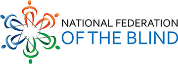 The rectangle version of the National Federation of the Blind logo