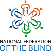 The square version of the National Federation of the Blind logo
